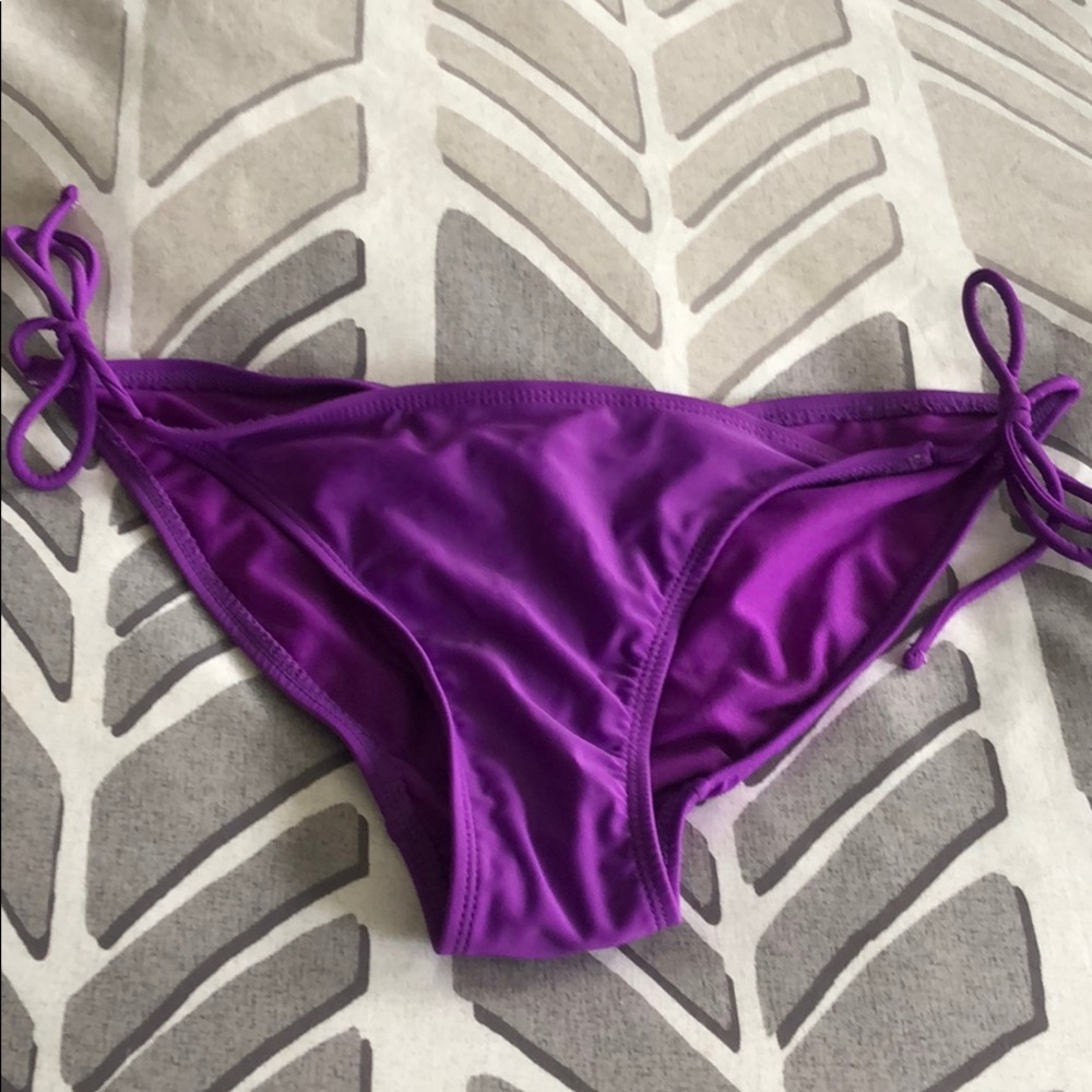 Purple bikini bottoms